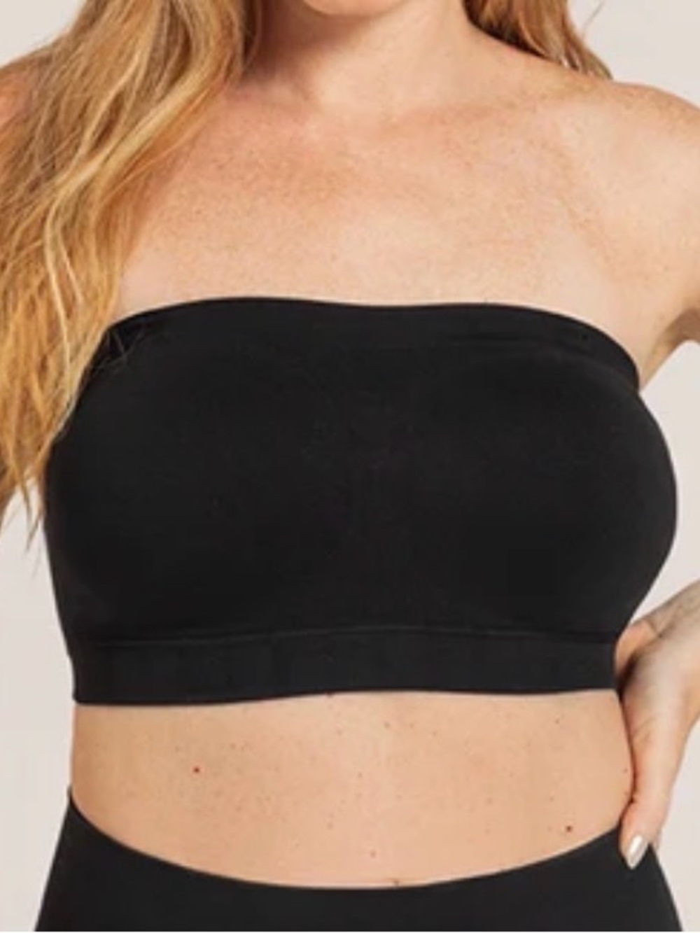 Shapermint Truekind Strapless Bandeau Bra - Chai